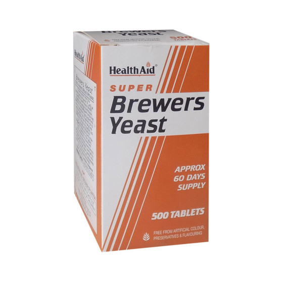 Health Aid Brewers Yeast Μαγιά Μπύρας 500 ταμπλέτες